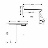 Смеситель для раковины Hansgrohe PuraVida 15084400