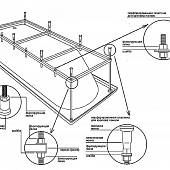 Каркас для ванны 190х96 см Am.Pm Admire W1AA-190-095W-R