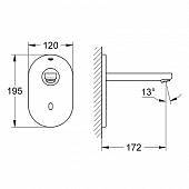 Смеситель для ванны Grohe Euroeco Cosmopolitan E 36273000