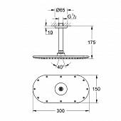 Верхний душ Grohe Rainshower Veris 26059LS0