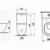 Унитаз  Laufen  Pro  2595.2.000.000.1