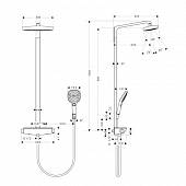 Душевая система Raindance Select Hansgrohe 27128400