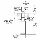 Дозатор для жидкого мыла Grohe Cosmopolitan 40535DC0