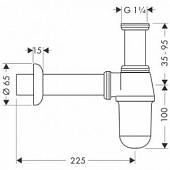 Сифон-стакан Hansgrohe  Flowstar 52053000