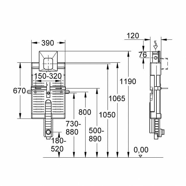 Фотография товара Grohe Без дизайн линии 38785000Gr